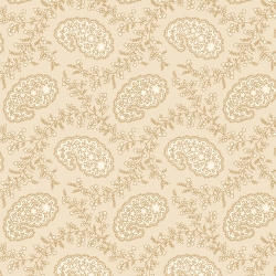 Beige - Small Paisley